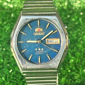 Rare Orient Blue Dial - Automatic Watch – 21Jewels - 100% Authentic